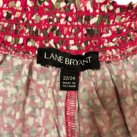 Lane Bryant Floral on/off-shoulder Top Size 22/24 - Picture 3 of 5
